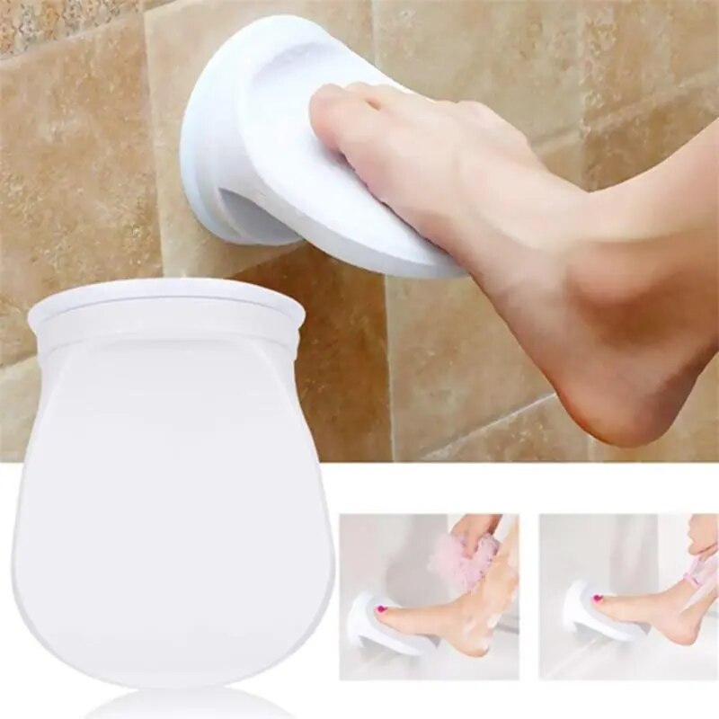 Bathroom Shower Foot Rest Shaving Leg Step Aid Grip Holder Pedal Step Suction Cup Non Slip Foot Pedal Wash Feet